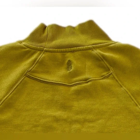 FP Movement Mustard Yellow High Neck Sweatshirt size M - Picture 8 of 9